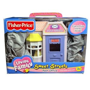 Vintage 2002 Fisher-Price Loving Family -Sweet Streets- POST OFFICE - incomplete